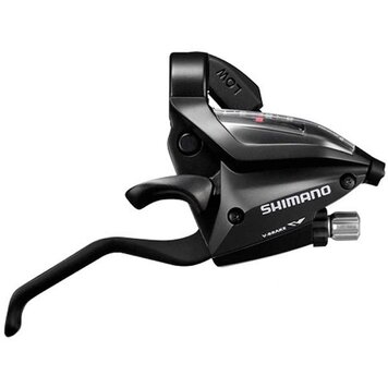 SHIMANO Shimano, Altus ST-EF500, Levier combiné frein-vitesse VTT, Vitesses: 3x7, Noir, Ensemble