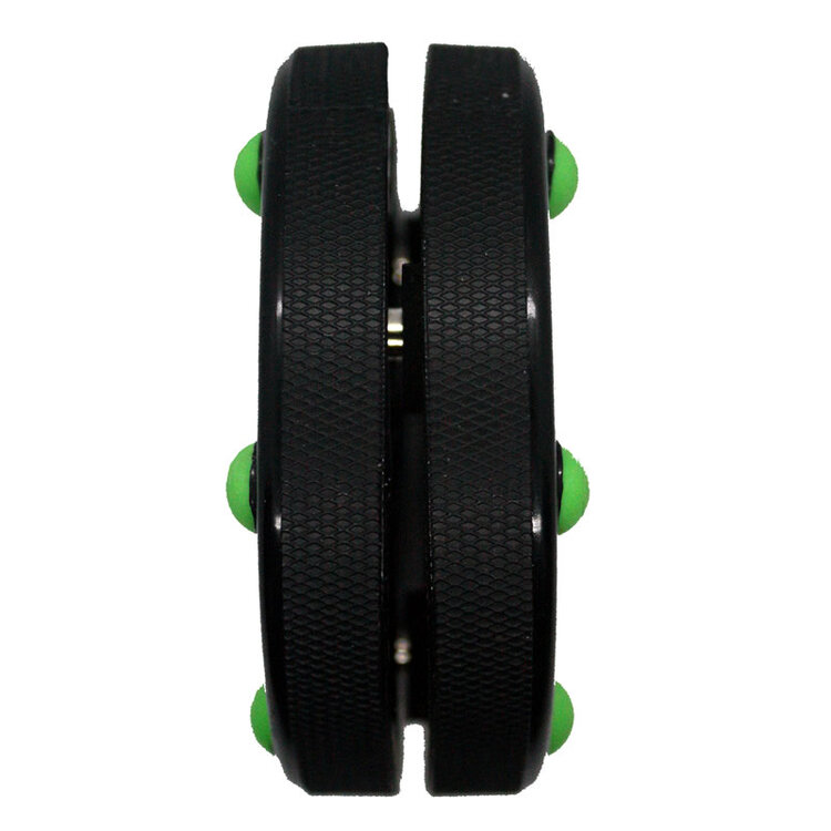 BLUE SPORTS GREEN BISCUIT RONDELLE ROLLER HOCKEY