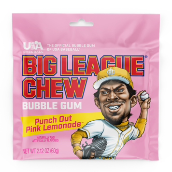 BIG LEAGUE CHEW BIG LEAGUE CHEW GOMME BALLOUNE SAVEUR LIMONADE ROSE