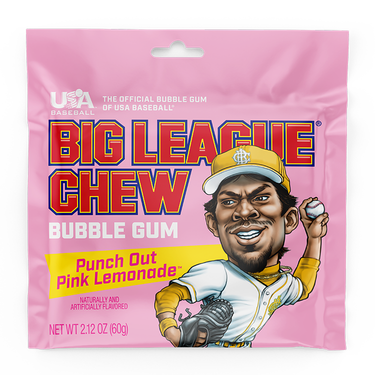 BIG LEAGUE CHEW BIG LEAGUE CHEW GOMME BALLOUNE SAVEUR LIMONADE ROSE