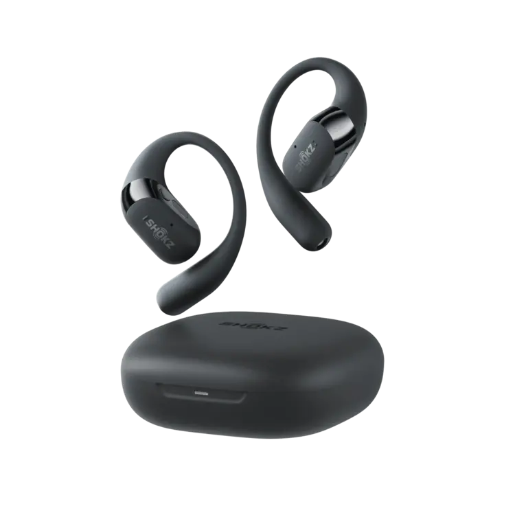 SHOKZ SHOKZ ÉCOUTEURS SANS FIL À OREILLES LIBRES OPENFIT 2 NOIR