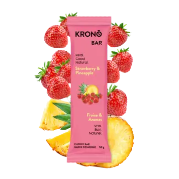 KRONO KRONO BARRE D'ÉNERGIE FRAISE ET ANANAS