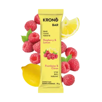 KRONO KRONO BARRES D'ÉNERGIE FRAMBOISE ET CITRON