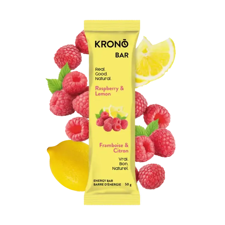 KRONO KRONO BARRES D'ÉNERGIE FRAMBOISE ET CITRON