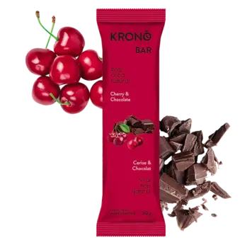 KRONO KRONO BARRES D'ÉNERGIE CERISE ET CHOCOLAT