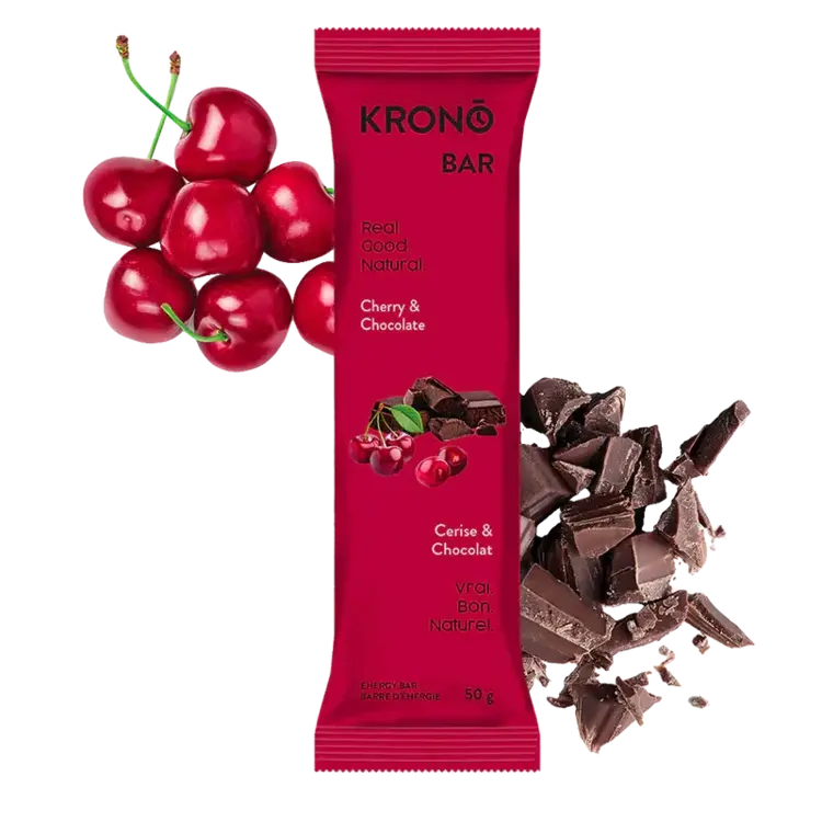 KRONO KRONO BARRES D'ÉNERGIE CERISE ET CHOCOLAT