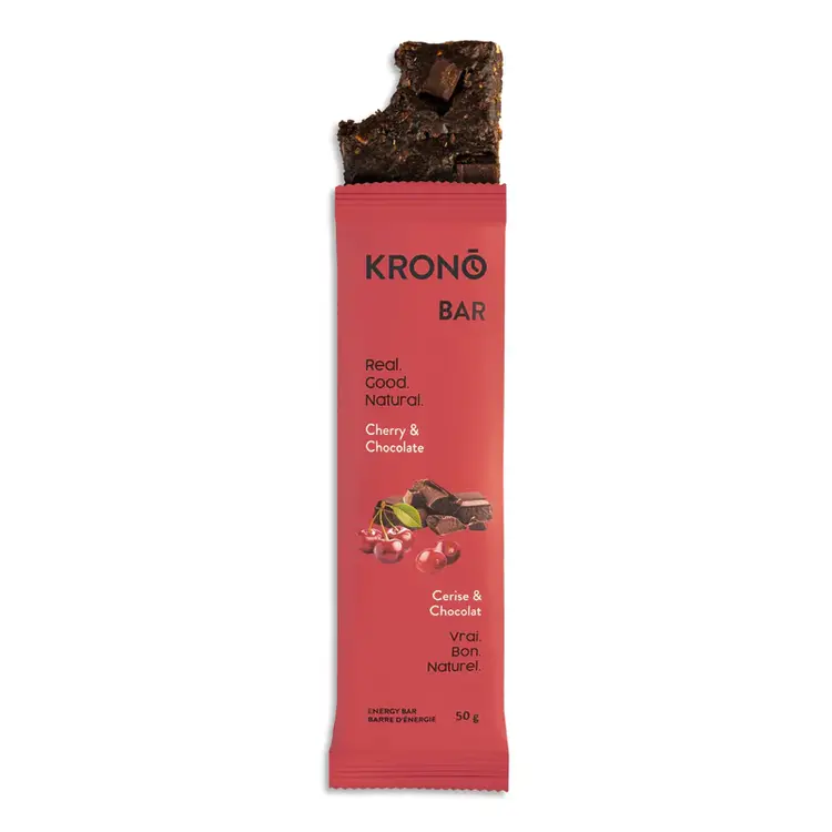 KRONO KRONO BARRES D'ÉNERGIE CERISE ET CHOCOLAT