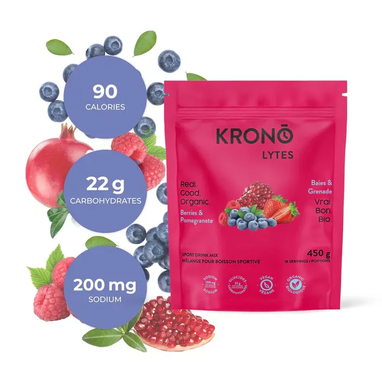 KRONO KRONO MÉLANGE POUR BOISSON SPORTIVE BAIES ET GRENADE 50G