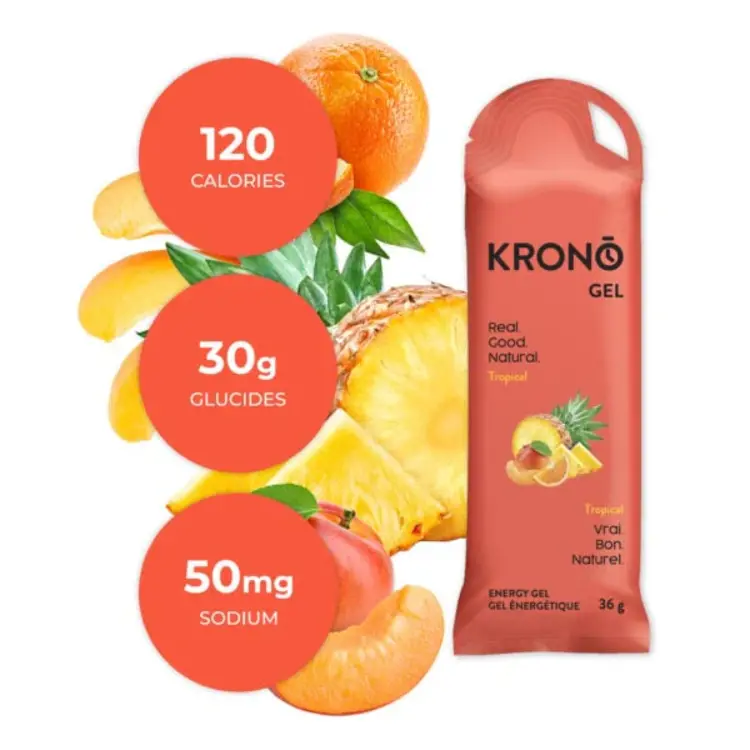 KRONO KRONO GEL ÉNERGÉTIQUE TROPICAL 36G (UNITÉ)