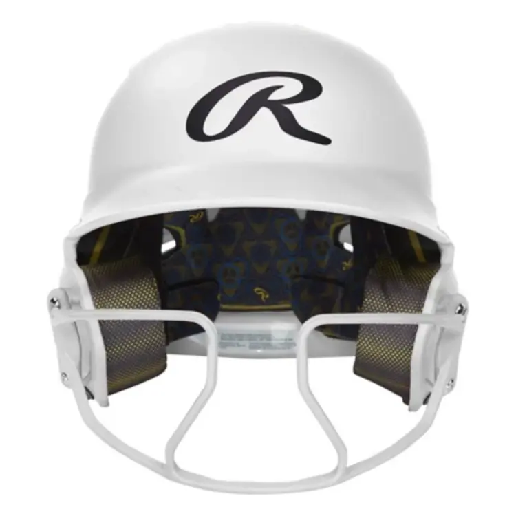 Rawlings RAWLINGS MACH HI-VIZ CASQUE DE FRAPPEUR FASTPITCH BLANC