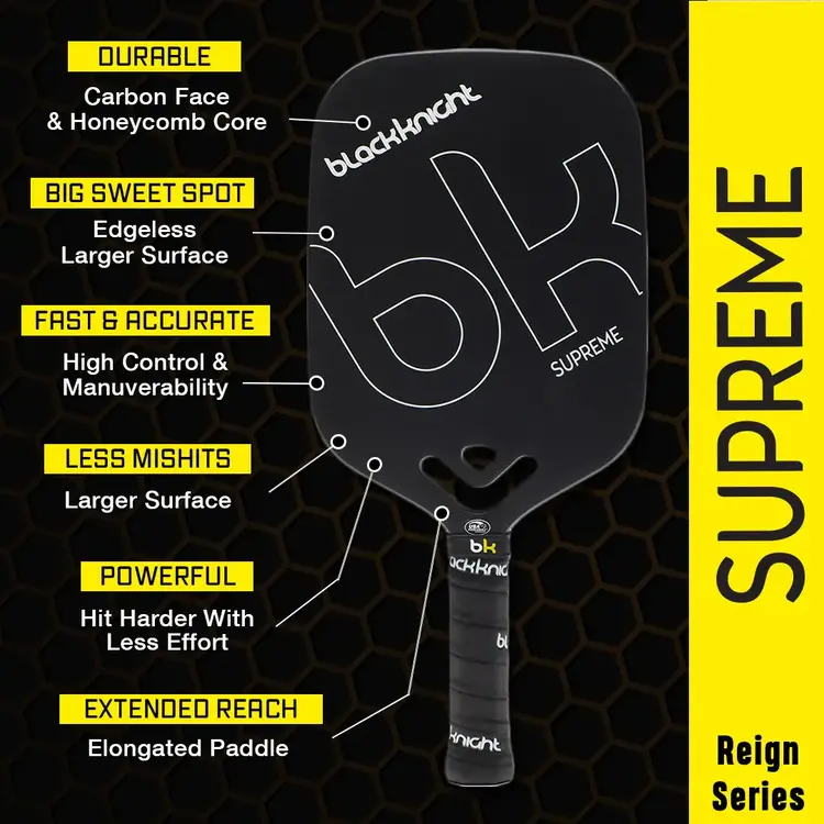 BLACK KNIGHT DARK KNIGHT RAQUETTE PICKLEBALL SUPREME