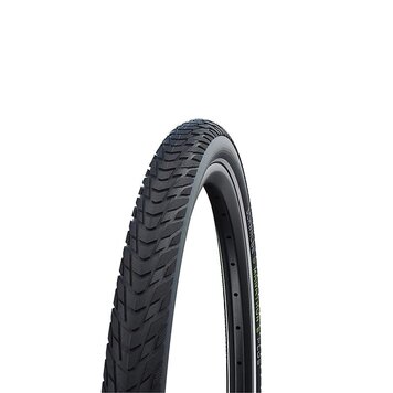 Schwalbe Schwalbe, Marathon E-Plus, Pneu pour hybride, 700x38C, Rigide, Tringle, Endurance, SmartGuard, 67TPI, Noir
