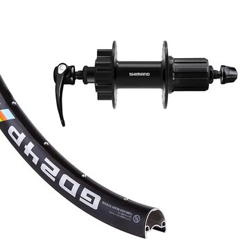 Wheel Shop Wheel Shop, Alex GD24P / Shimano FH-QB400-HM, Roue, Arrière, 700C / 622, Trous: 32, QR, 135mm, Disque IS 6-boulons, Shimano HG