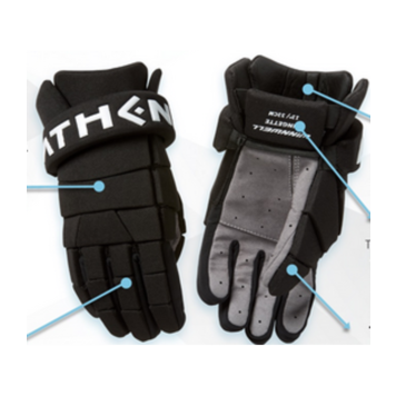 WINWELL WINNWELL GANTS ATHENA KNIT NOIR