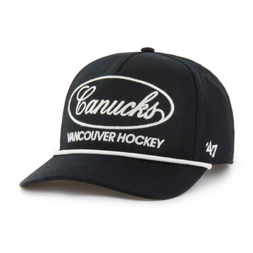 47 brand 47 CASQUETTE HITCH FOUNDATIONAL SANDSTONE NOIR CANUCKS DE VANCOUVER