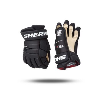 Sher-Wood Hockey (Canada) SHERWOOD T60X GANTS DE HOCKEY JUNIOR NOIR