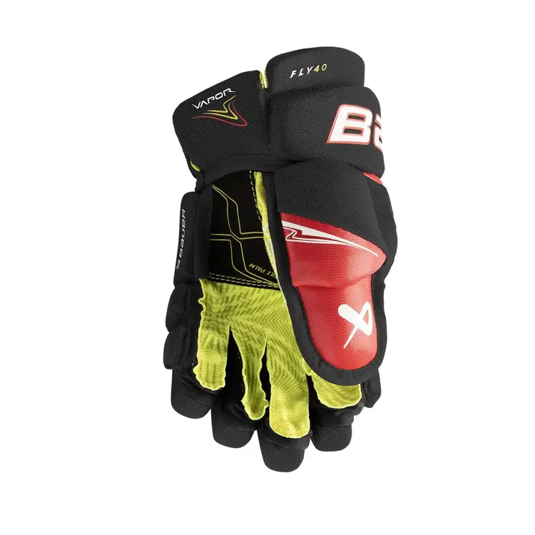 Bauer Hockey - Canada S25 BAUER VAPOR FLY40 GANTS NOIR/ROUGE/BLANC JUNIOR