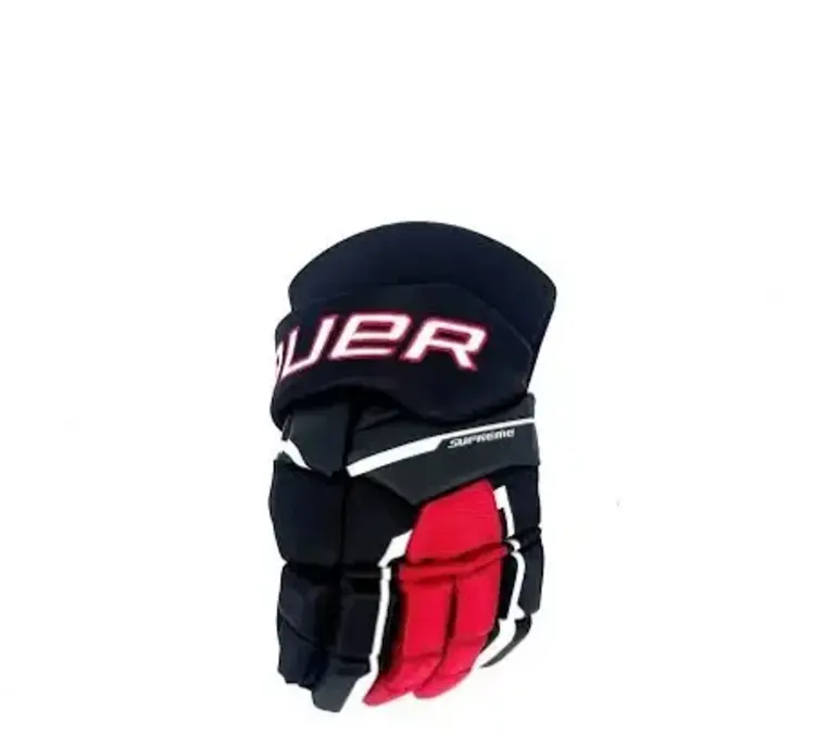 Bauer Hockey - Canada S23 BAUER SUPREME IGNITE PRO+ GANTS INTERMEDIAIRE NOIR/BLANC/ROUGE