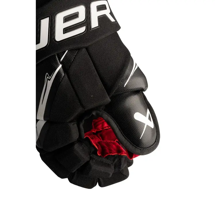 Bauer Hockey S25 BAUER VAPOR FLY40 GANTS DE HOCKEY SENIOR NOIR ET BLANC