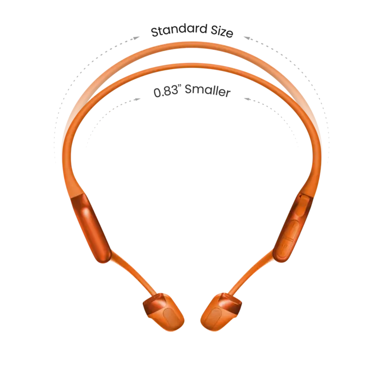 SHOKZ SHOKZ CASQUE DE SPORT À CONDUCTION OSSEUSE OPENRUN 2 MINI ORANGE