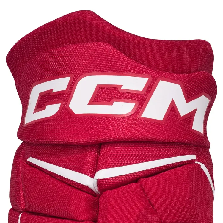 CCM Hockey CCM JETSPEED FT880 GANTS JUNIOR ROUGE