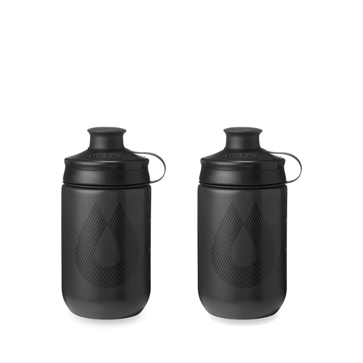 Polar Bottle Polar/Hydrapak, Breakaway Muck Paquet de 2, Bidon, 440ml / 15oz, Anthracite, Ensemble