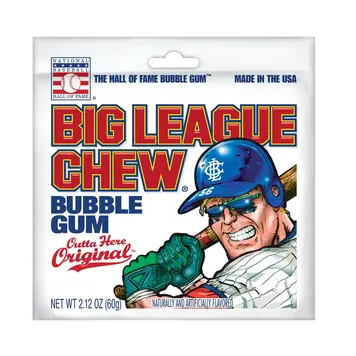 BIG LEAGUE CHEW BIG LEAGUE CHEW GOMME BALLOUNE SAVEUR ORIGINALE