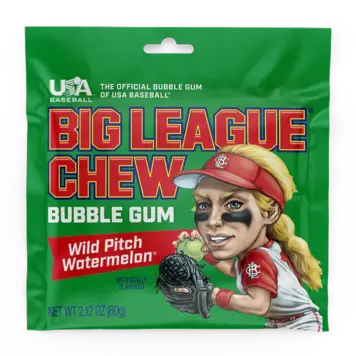 BIG LEAGUE CHEW BIG LEAGUE CHEW GOMME BALLOUNE SAVEUR MELON D'EAU