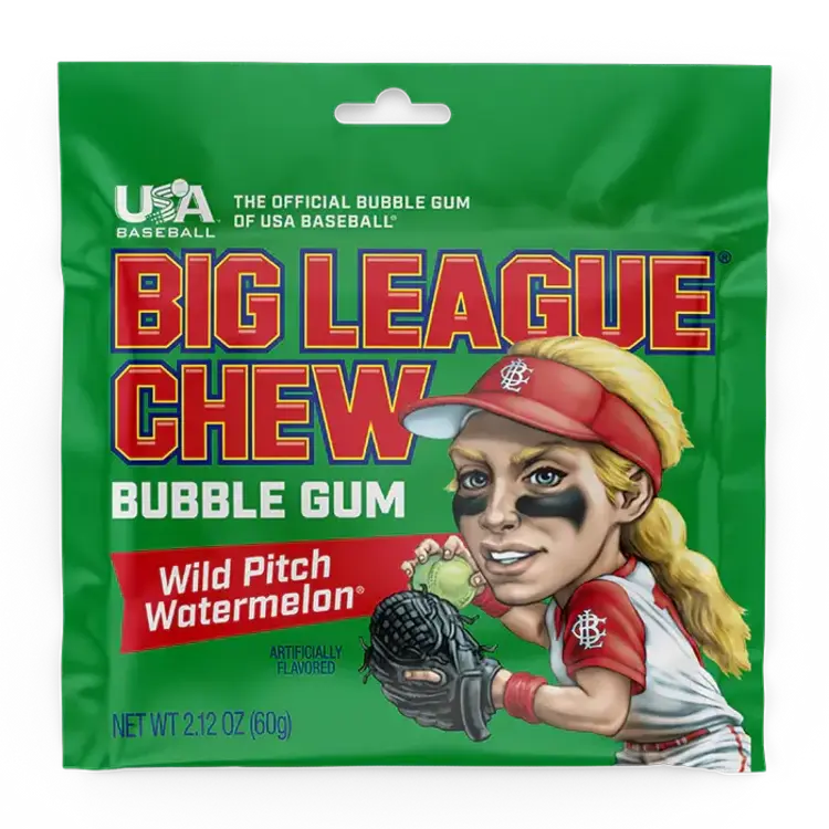 BIG LEAGUE CHEW BIG LEAGUE CHEW GOMME BALLOUNE SAVEUR MELON D'EAU