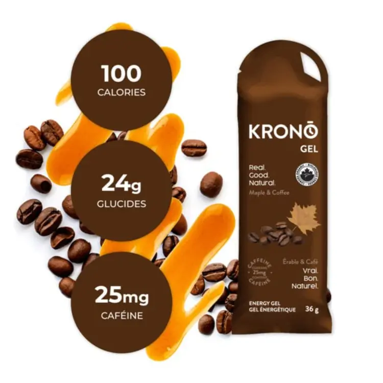 KRONO KRONO GEL ÉNERGÉTIQUE ÉRABLE ET CAFÉ 36G (UNITÉ)