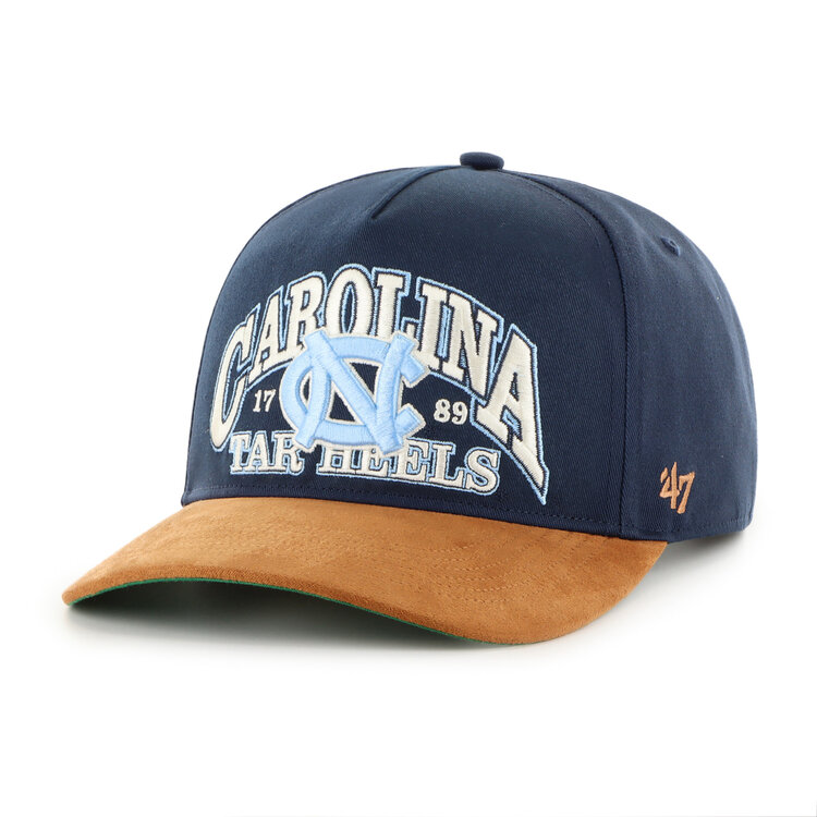 47 brand 47 CASQUETTE HITCH BREAK WOOD SUEDE NCAA TARHEELS NORTH CAROLINA