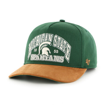 47 brand 47 CASQUETTE HITCH BREAK WOOD SUEDE NCAA SPARTANS DE MICHIGAN STATE