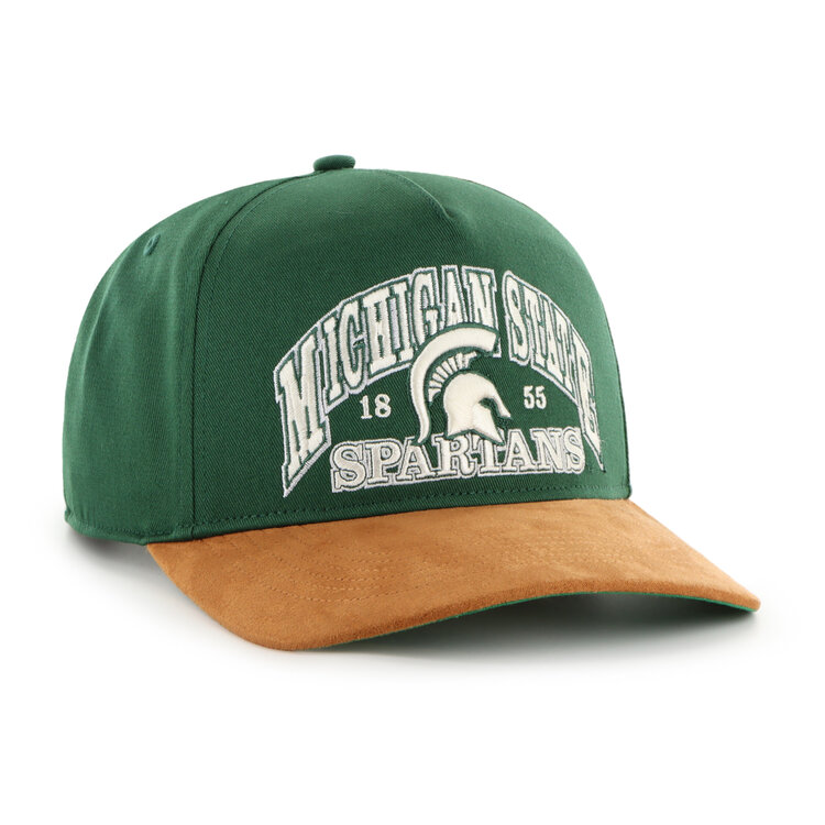 47 brand 47 CASQUETTE HITCH BREAK WOOD SUEDE NCAA SPARTANS DE MICHIGAN STATE