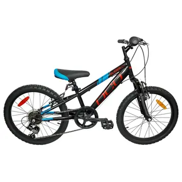 DCO DCO SLIDER S 20'' VÉLO NOIR/ROUGE/BLEU AVEC BÉQUILLE 20''