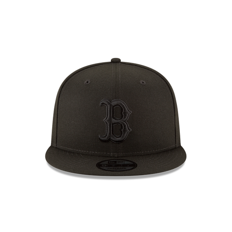 NEW ERA NEW ERA 9FIFTY BLACKOUT BASIC SNAPBACK RED SOX DE BOSTON