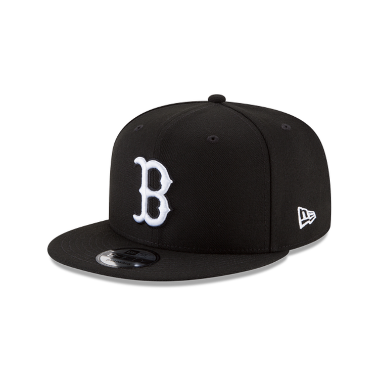 NEW ERA NEW ERA 9FIFTY BASIC SNAPBACK NOIR ET BLANC RED SOX DE BOSTON