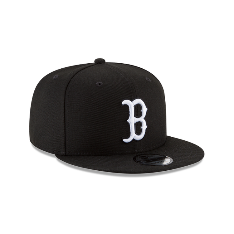 NEW ERA NEW ERA 9FIFTY BASIC SNAPBACK NOIR ET BLANC RED SOX DE BOSTON