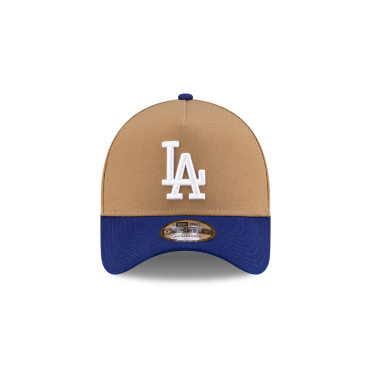 NEW ERA NEW ERA 9FORTY KHAKI ET BLEU SNAPBACK DODGERS DE LOS ANGELES