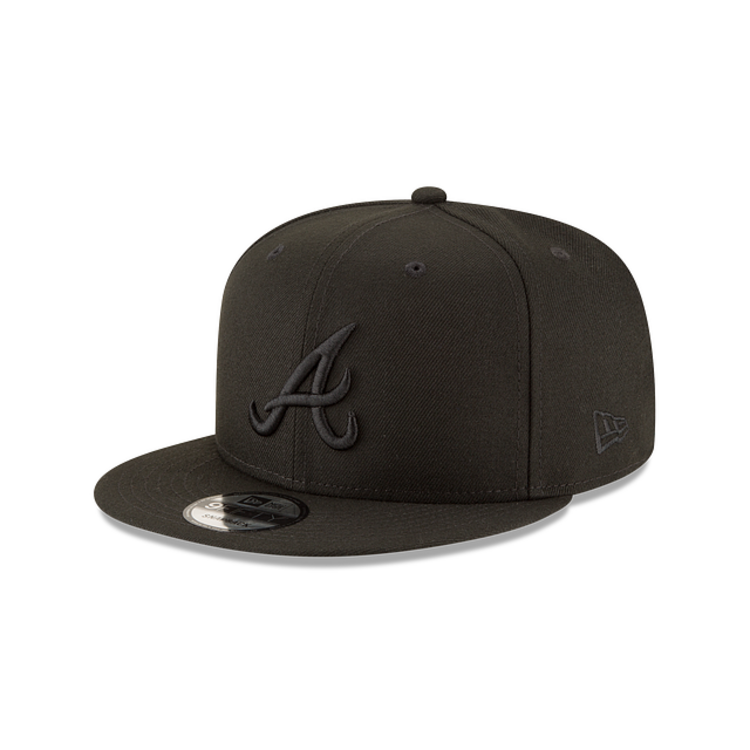NEW ERA NEW ERA 9FIFTY BASIC SNAPBACK BLACKOUT BRAVES D'ATLANTA