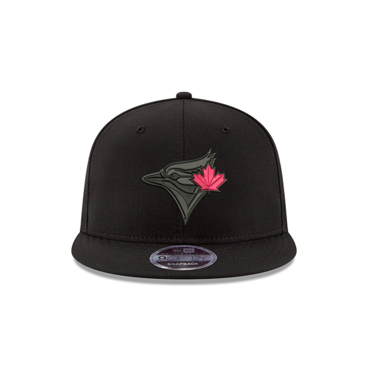 NEW ERA NEW ERA 9FIFTY SNAPBACK NOIR ET ROUGE BLUE JAYS DE TORONTO