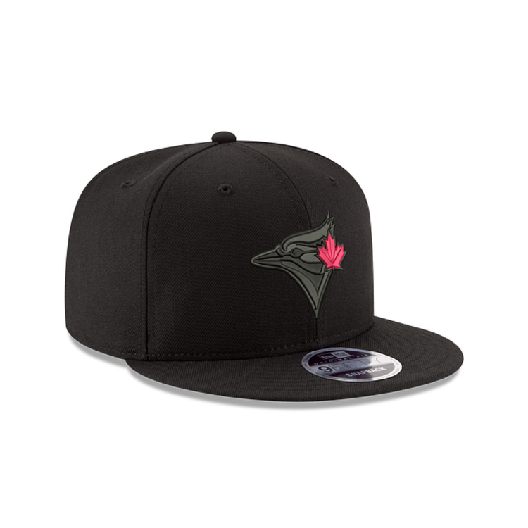 NEW ERA NEW ERA 9FIFTY SNAPBACK NOIR ET ROUGE BLUE JAYS DE TORONTO