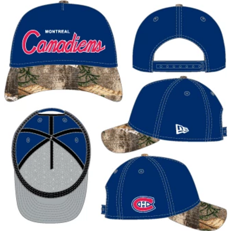NEW ERA NEW ERA 9FORTY A-FRAME SNAPBACK SCRIPT CANADIENS DE MONTREAL