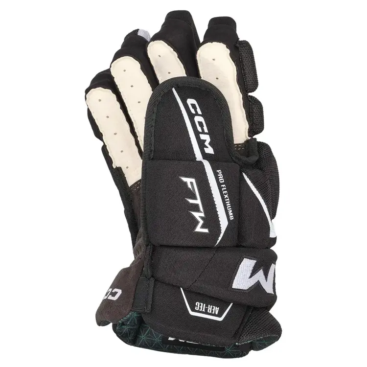CCM Hockey CCM FTW GANTS DE HOCKEY FEMMES SENIOR NOIR ET BLANC