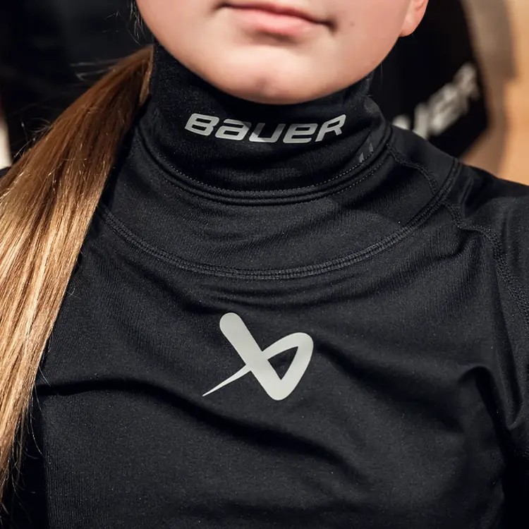 Bauer Hockey - Canada S22 BAUER CHANDAIL DE SOUS-VETEMENT AVEC PROTEGE-COU ENFANT