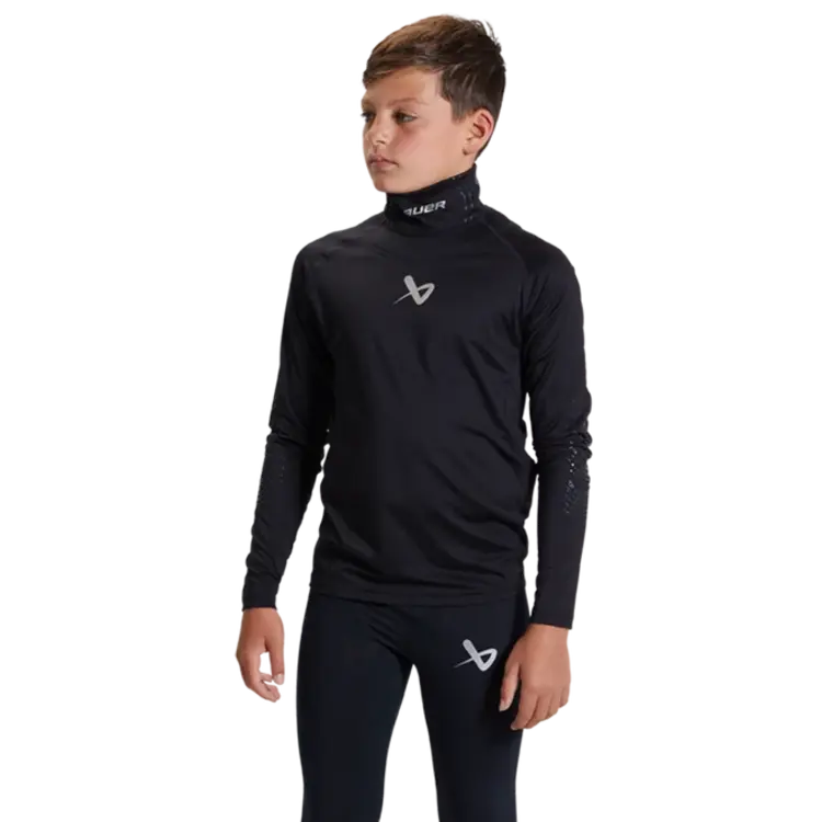 Bauer Hockey - Canada S22 BAUER CHANDAIL DE SOUS-VETEMENT AVEC PROTEGE-COU ENFANT