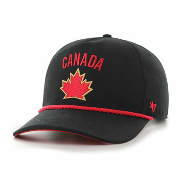 47 brand 47 CASQUETTE HITCH SURE SHOT ROPE NOIR TEAM CANADA
