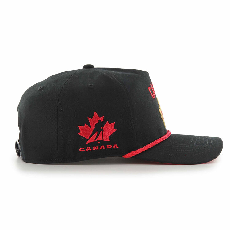 47 brand 47 CASQUETTE HITCH SURE SHOT ROPE NOIR TEAM CANADA