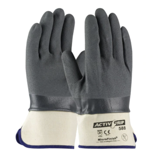 Nitrile Coated Glove with Microfinish Grip