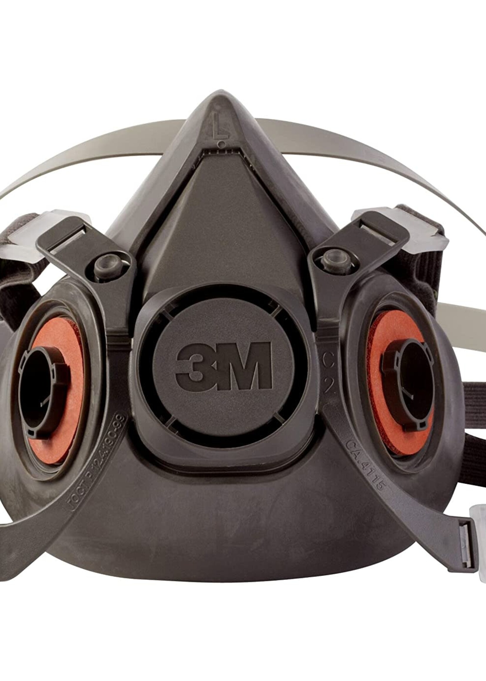 3M (1321) 3M Half Facepiece, Large 6300 Gry Large