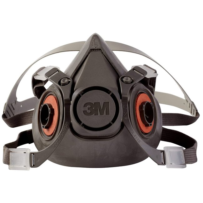 3M (1321) 3M Half Facepiece, Large 6300 Gry Large